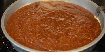 миндальный брауни праздничный