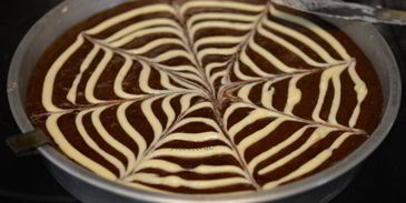 миндальный брауни праздничный