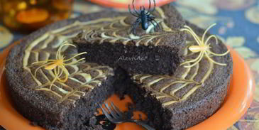 миндальный брауни праздничный