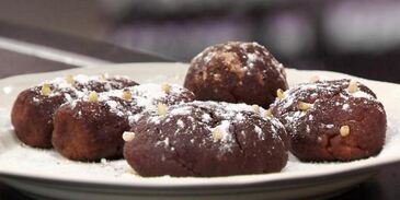 пирожное картошка с кедровыми орешками