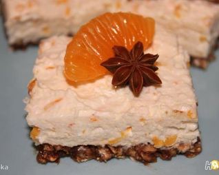 Пирожное Мандариновая нежность