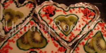 пирожное валентинка