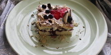 пирожные с творожным кремом