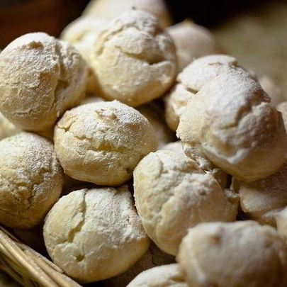 Пирожные Шу с белковым кремом