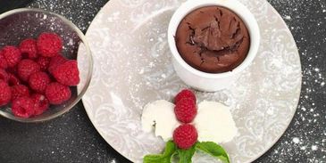 шоколадное пирожное флан