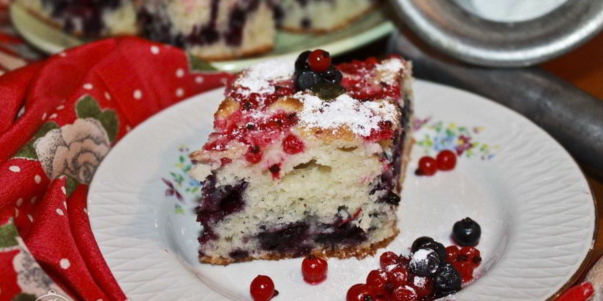 Рецепт ягодных пирожных