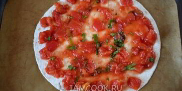 быстрая пицца в духовке