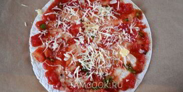 быстрая пицца в духовке