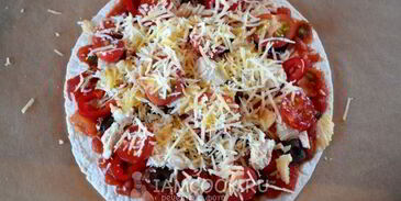 быстрая пицца в духовке