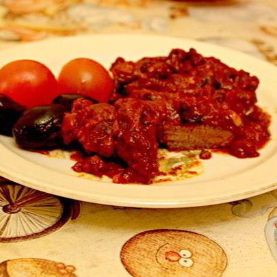 Говядина Пиццайола