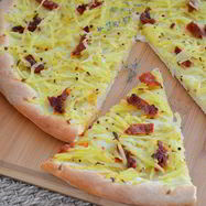 Рецепт Картофельной пиццы с вялеными помидорами