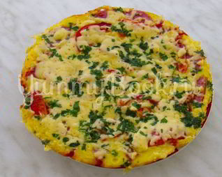 Ленивая пицца на сковороде за 10 минут