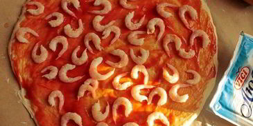 морская пицца