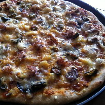 Пицца Фрутти ди Маре с морепродуктами