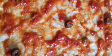 пицца фрутти ди маре с морепродуктами