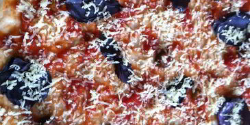 пицца фрутти ди маре с морепродуктами