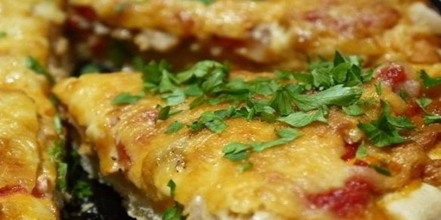 Рецепт пиццы из куриного фарша