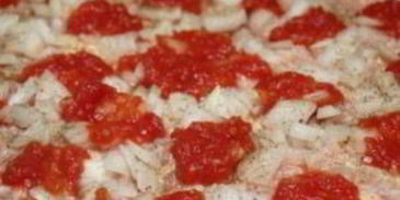 пицца из куриного фарша