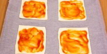 пицца из слоеного теста