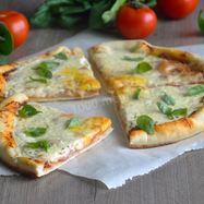 Рецепт Пиццы Карбонара с беконом