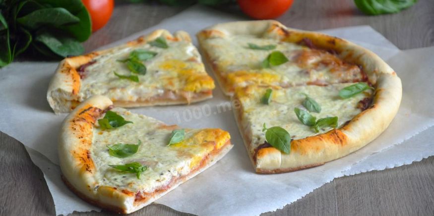 Рецепт пиццы карбонара с беконом