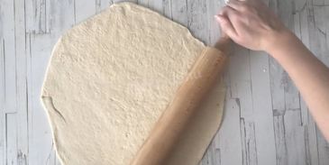 пицца карбонара с беконом