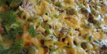 пицца морские жители в сыре