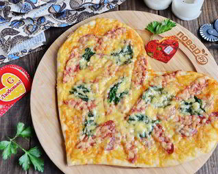 Пицца на 14 февраля