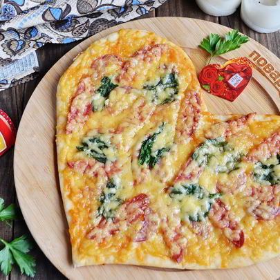 Пицца на 14 февраля