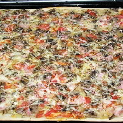 Пицца на кефире