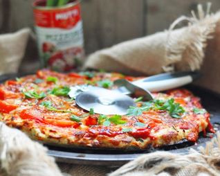 Пицца на курином тесте