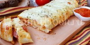 пицца-рулет стромболи