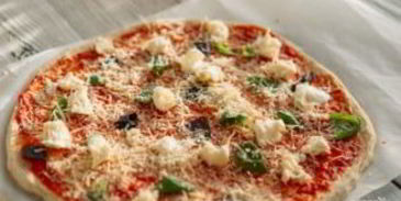 пицца с бозиликом