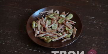 пицца с ветчиной и грибами