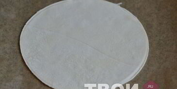 пицца с ветчиной и грибами