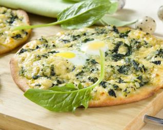 Пицца со шпинатом