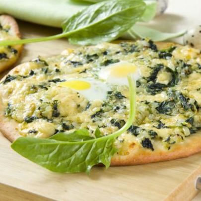 Пицца со шпинатом