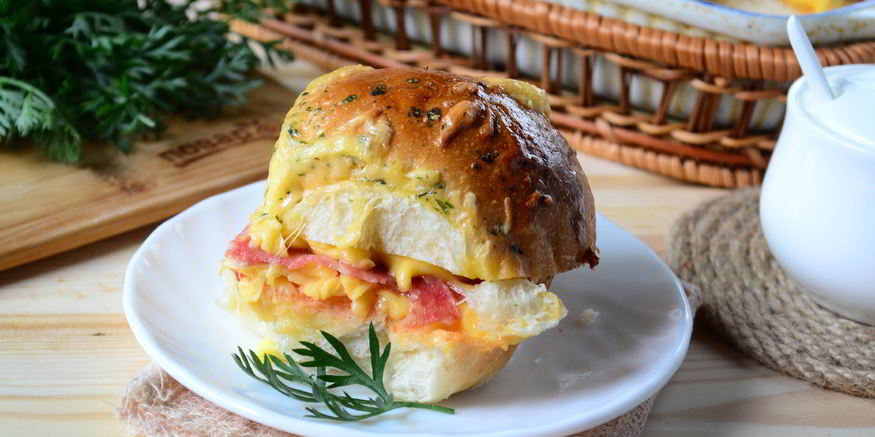 Рецепт пиццы в мягких булочках