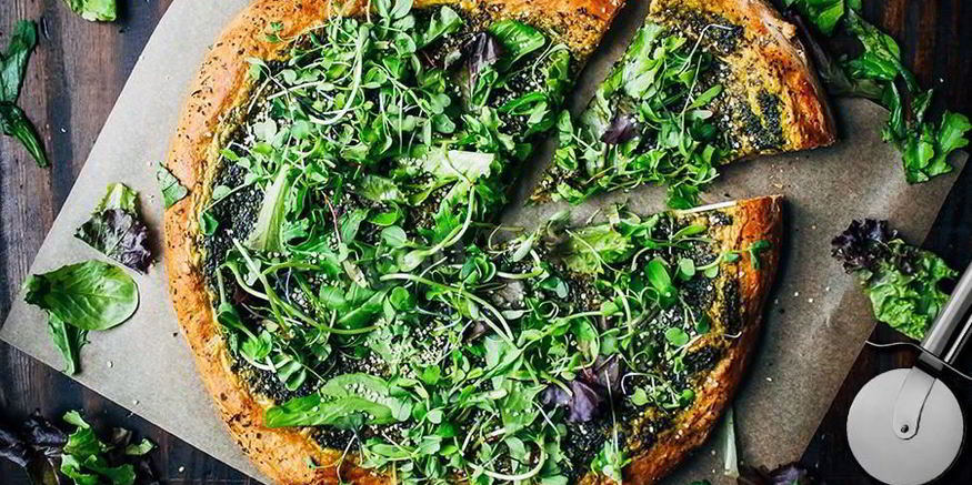 Рецепт пиццы зеленой богиня