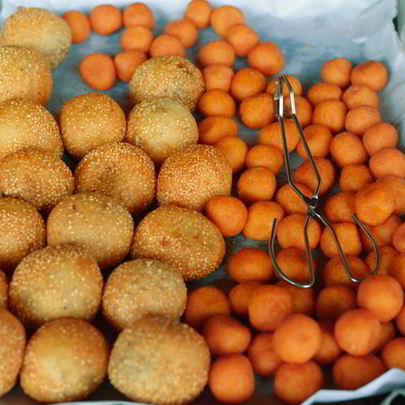 Картофельные пончики