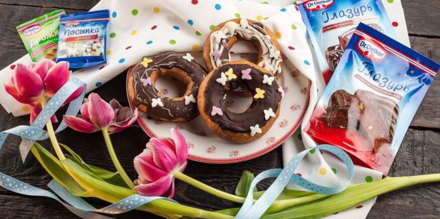 Рецепт классических пончиков со сладкой помадкой