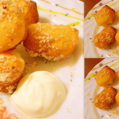 Лимонные мини-пончики