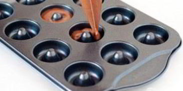 мексиканские шоколадные пончики с глазурью