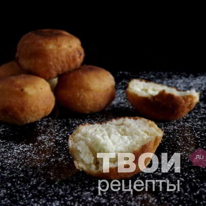 Пончики с творогом