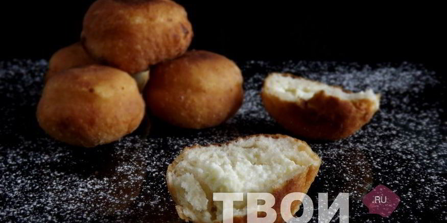 Рецепт пончиков с творогом