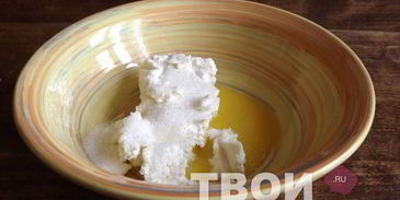 пончики с творогом