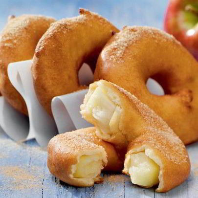 Пончики с яблочной начинкой