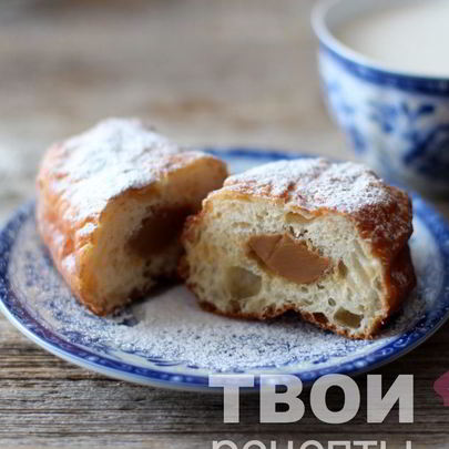 Пончики со сгущенкой