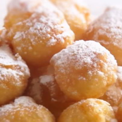 Пончики заварные по-французски
