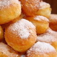 Рецепт Пышных пончиков с яблоком